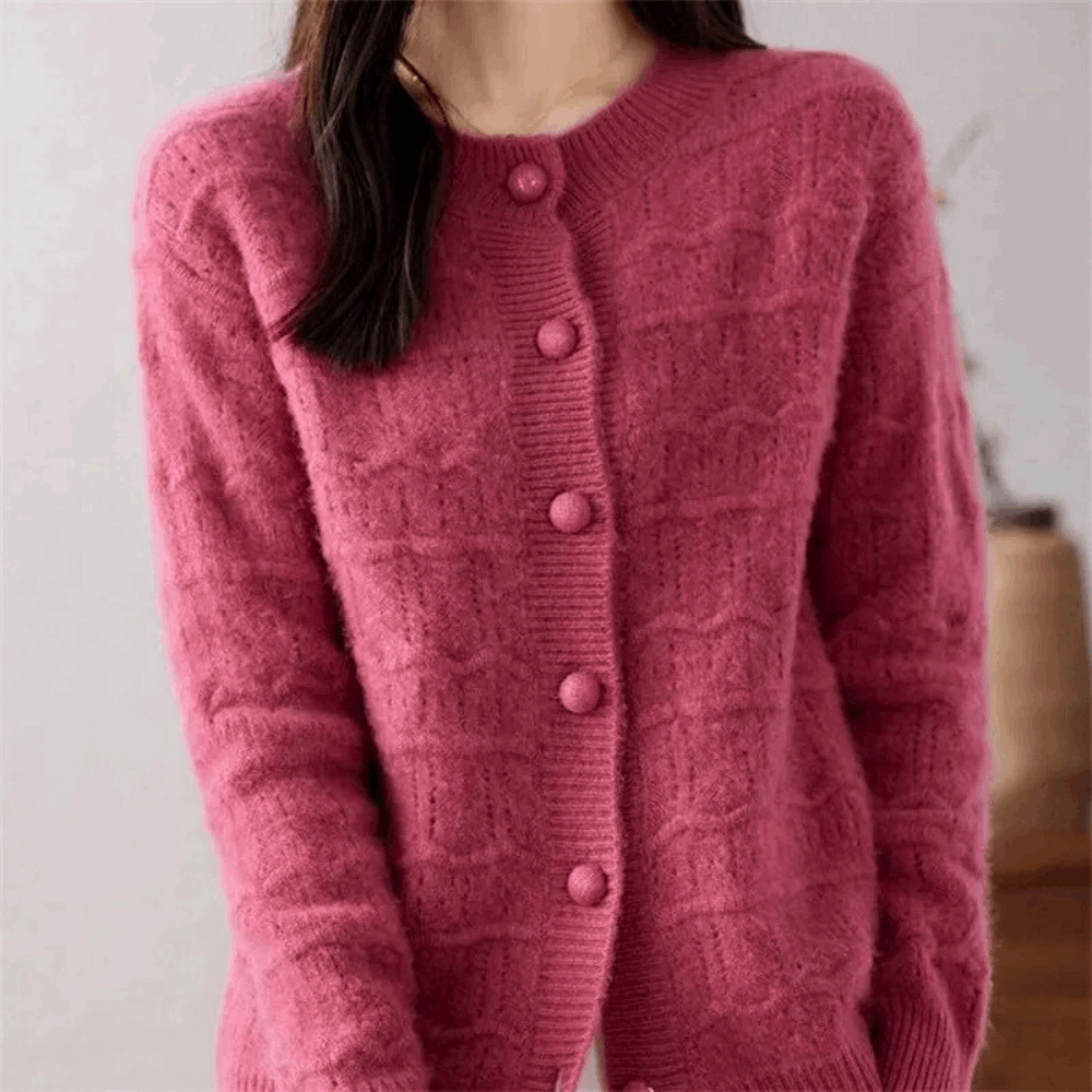 Mocha Button Sweater