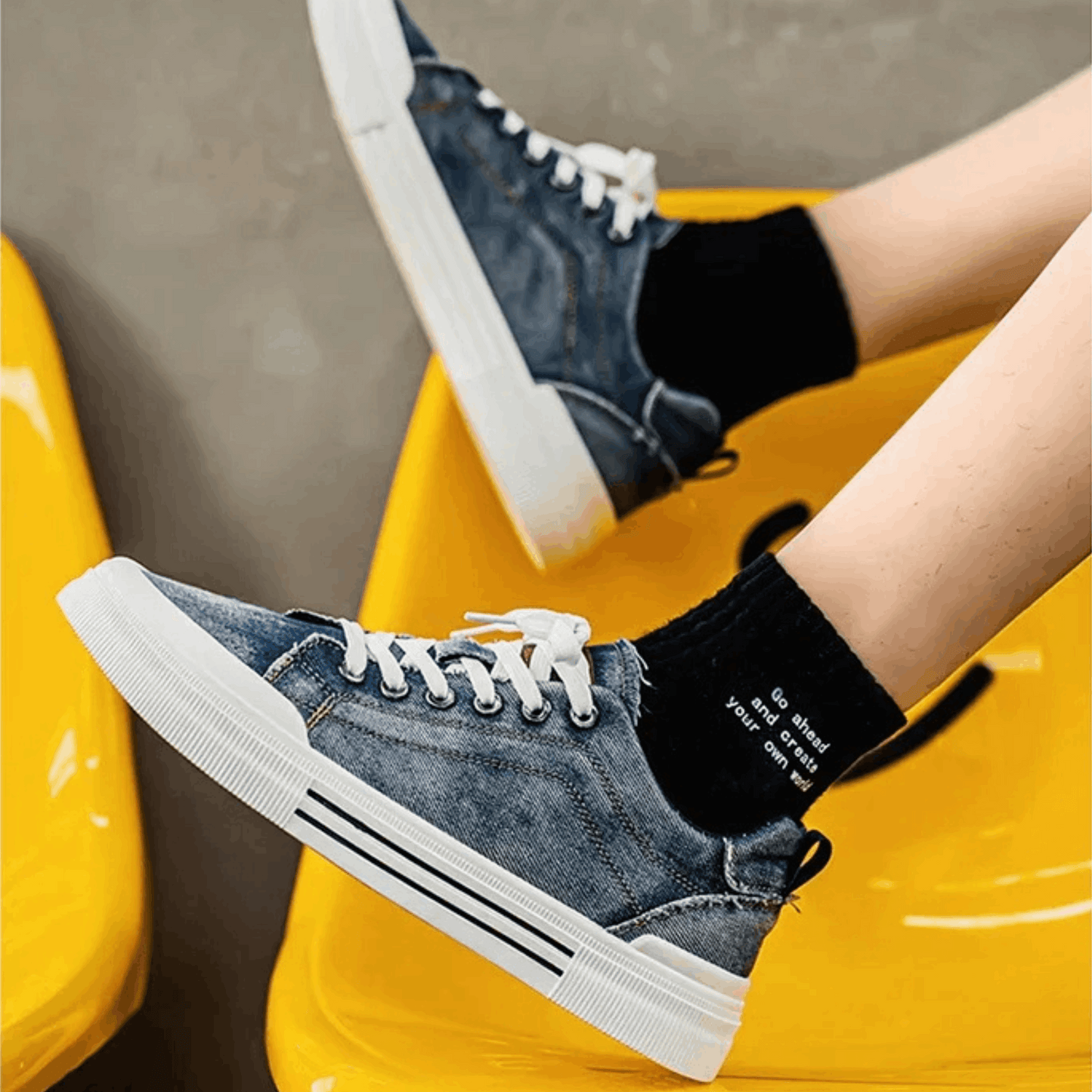 Bellagio Denim Sneakers