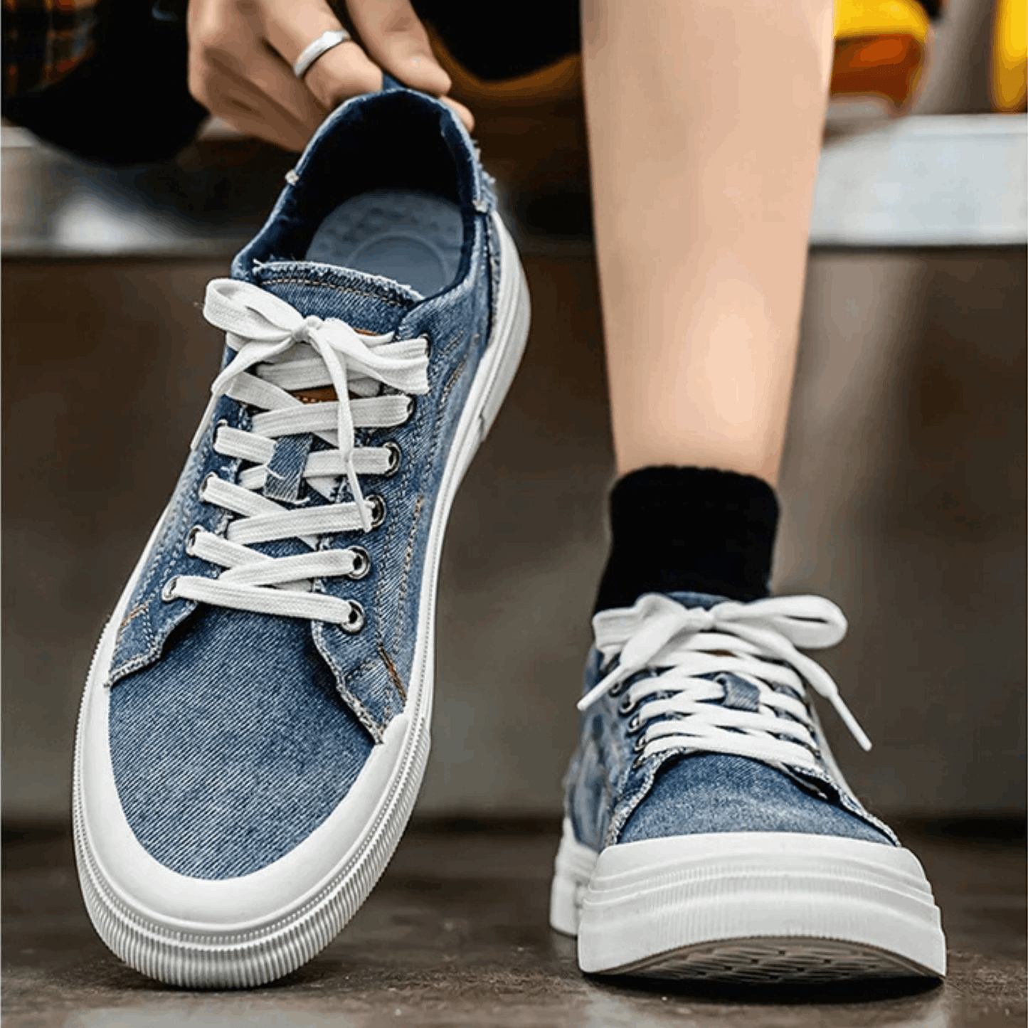 Bellagio Denim Sneakers
