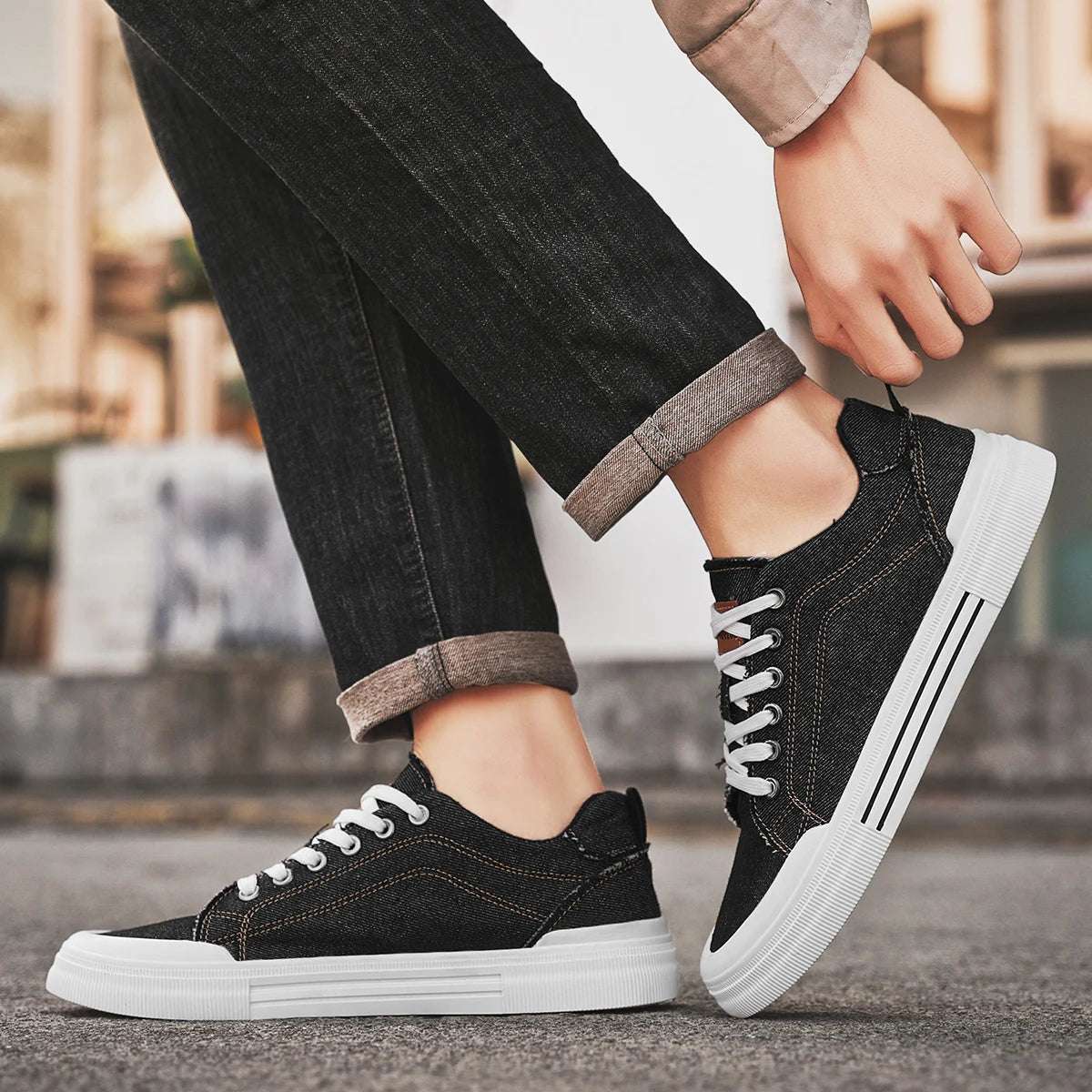 Bellagio Denim Sneakers