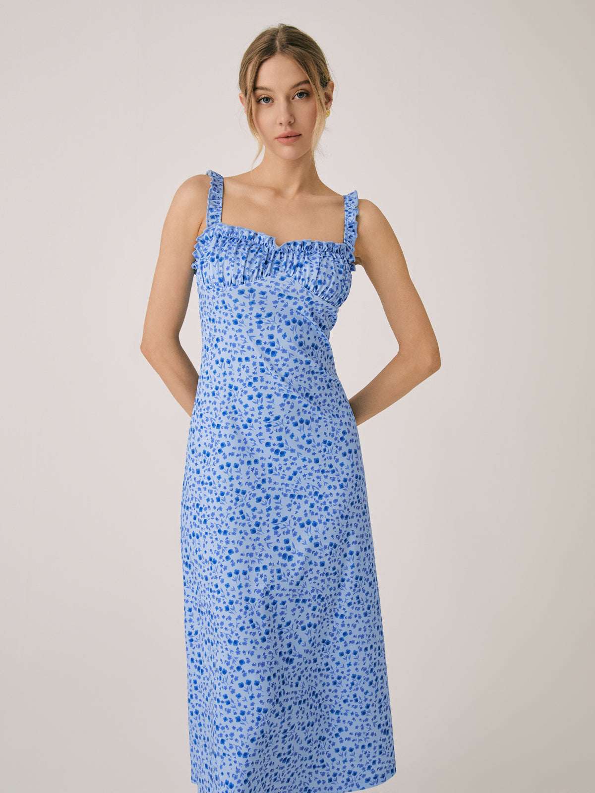 Floral Boho Midi Dress