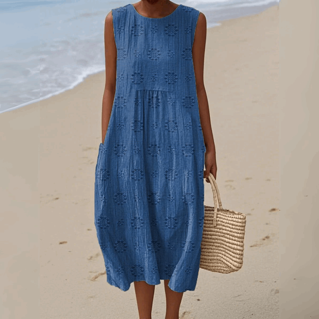 ARIANNA™|EMBROIDERED SPRING N SUMMER DRESS
