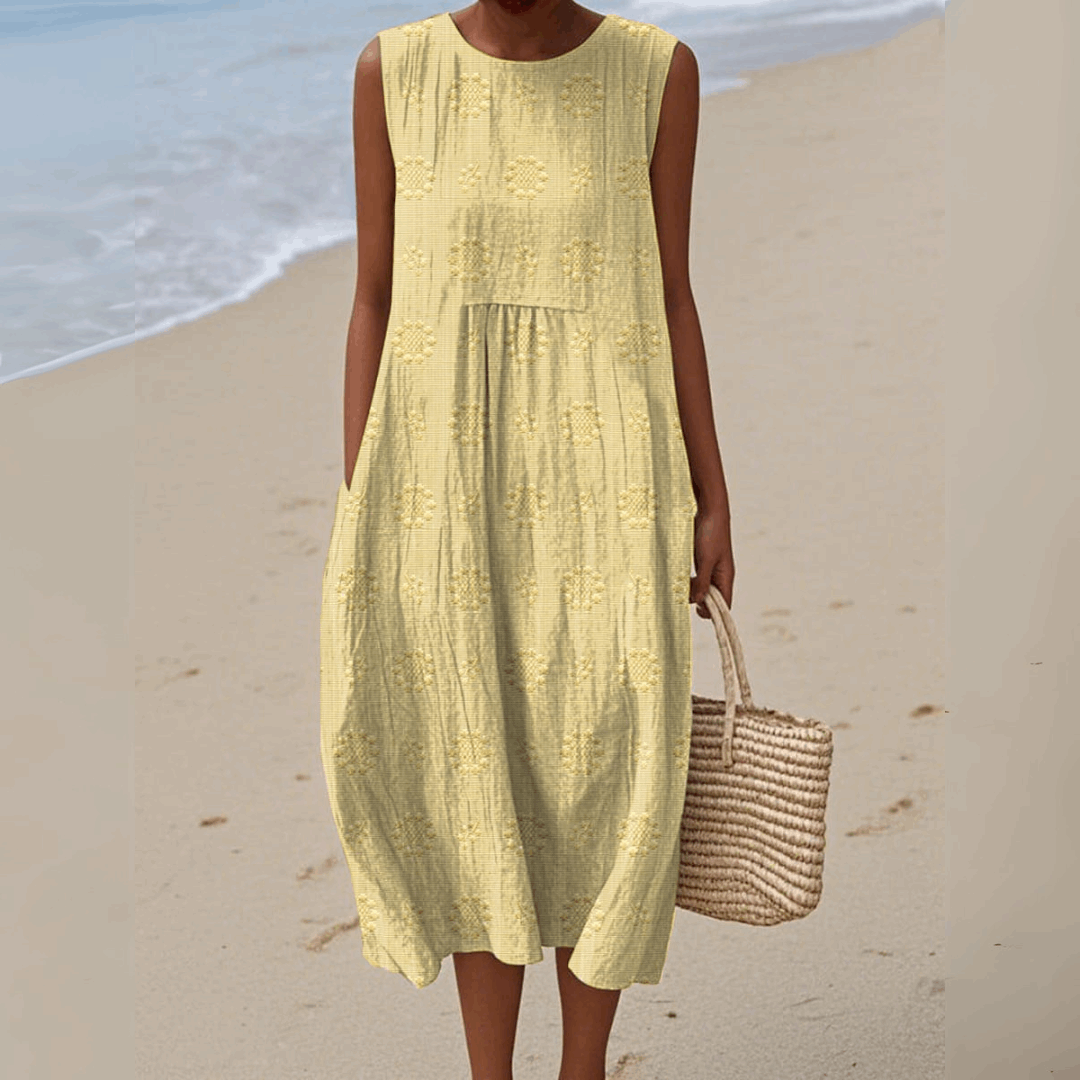 ARIANNA™|EMBROIDERED SPRING N SUMMER DRESS