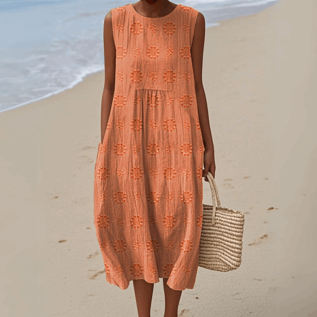 ARIANNA™|EMBROIDERED SPRING N SUMMER DRESS