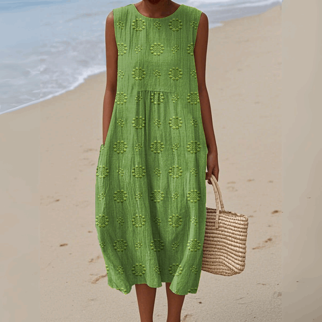 ARIANNA™|EMBROIDERED SPRING N SUMMER DRESS