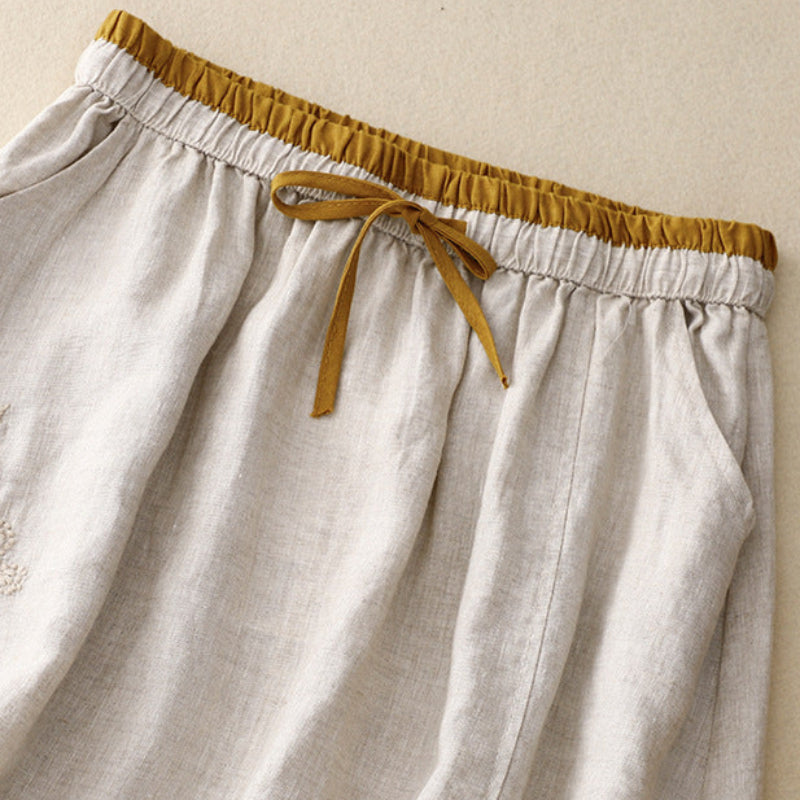 Elena Linen Skirt