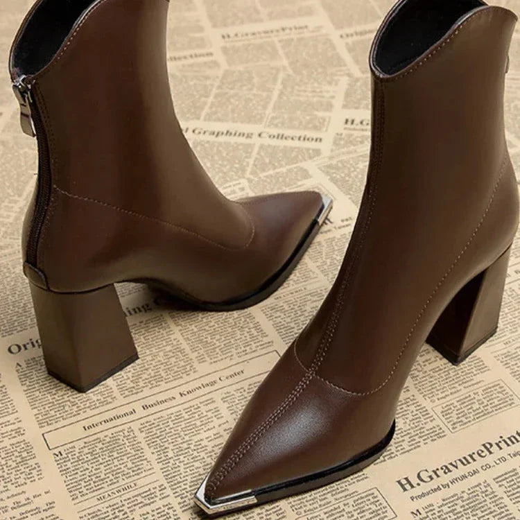CHROME TIP CHELSEA BOOTS