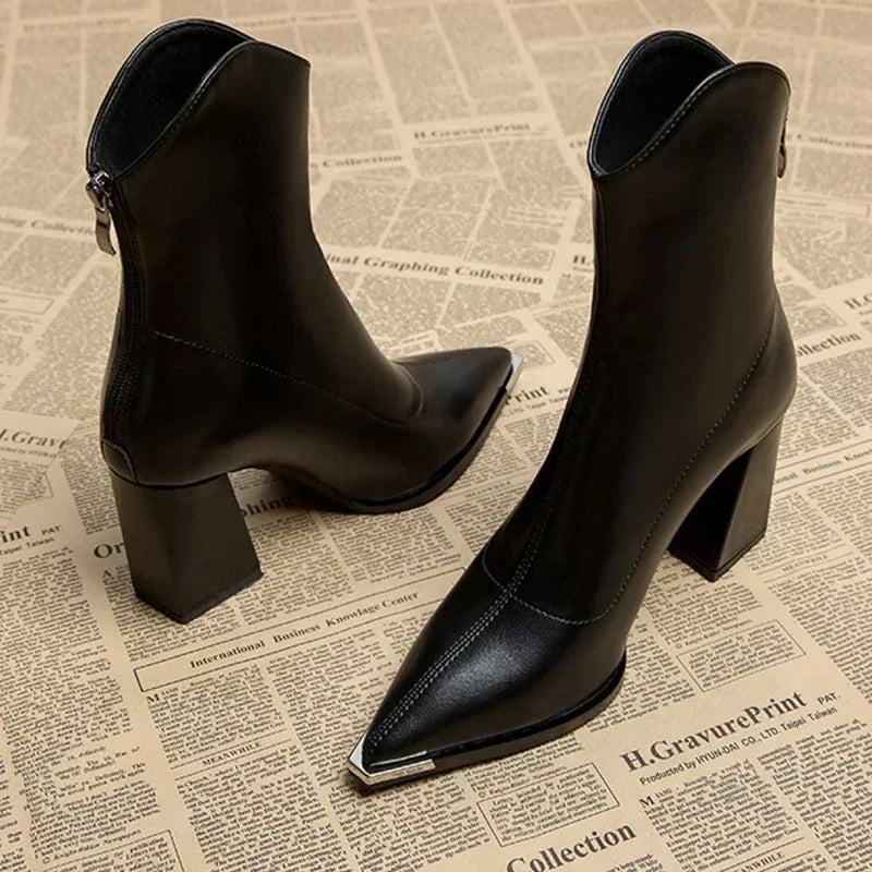 CHROME TIP CHELSEA BOOTS