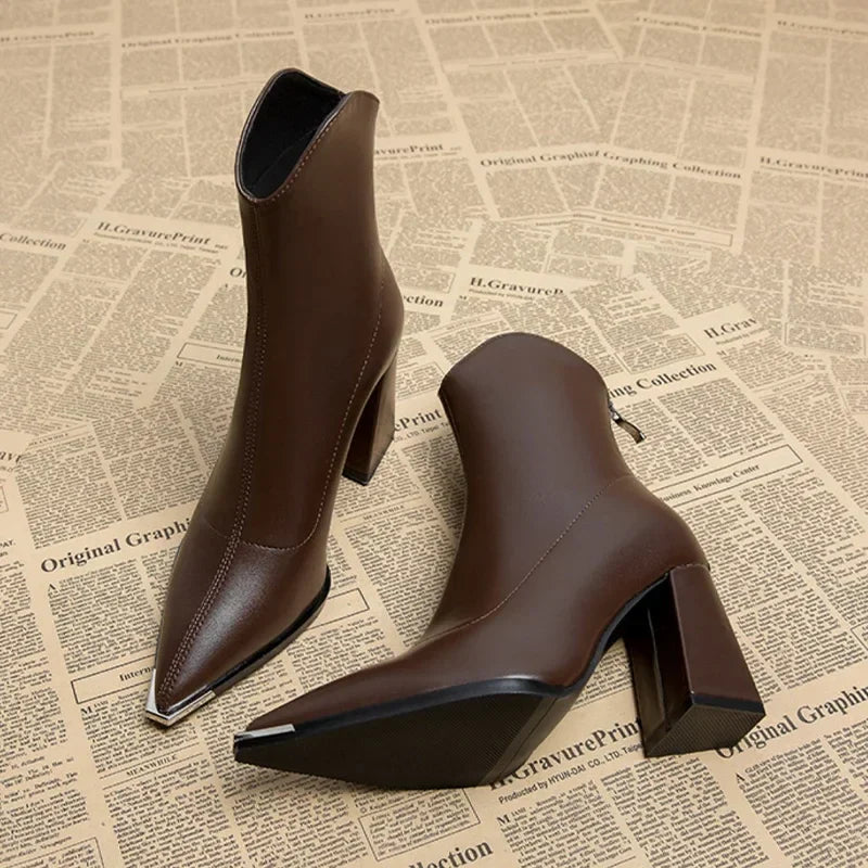 CHROME TIP CHELSEA BOOTS