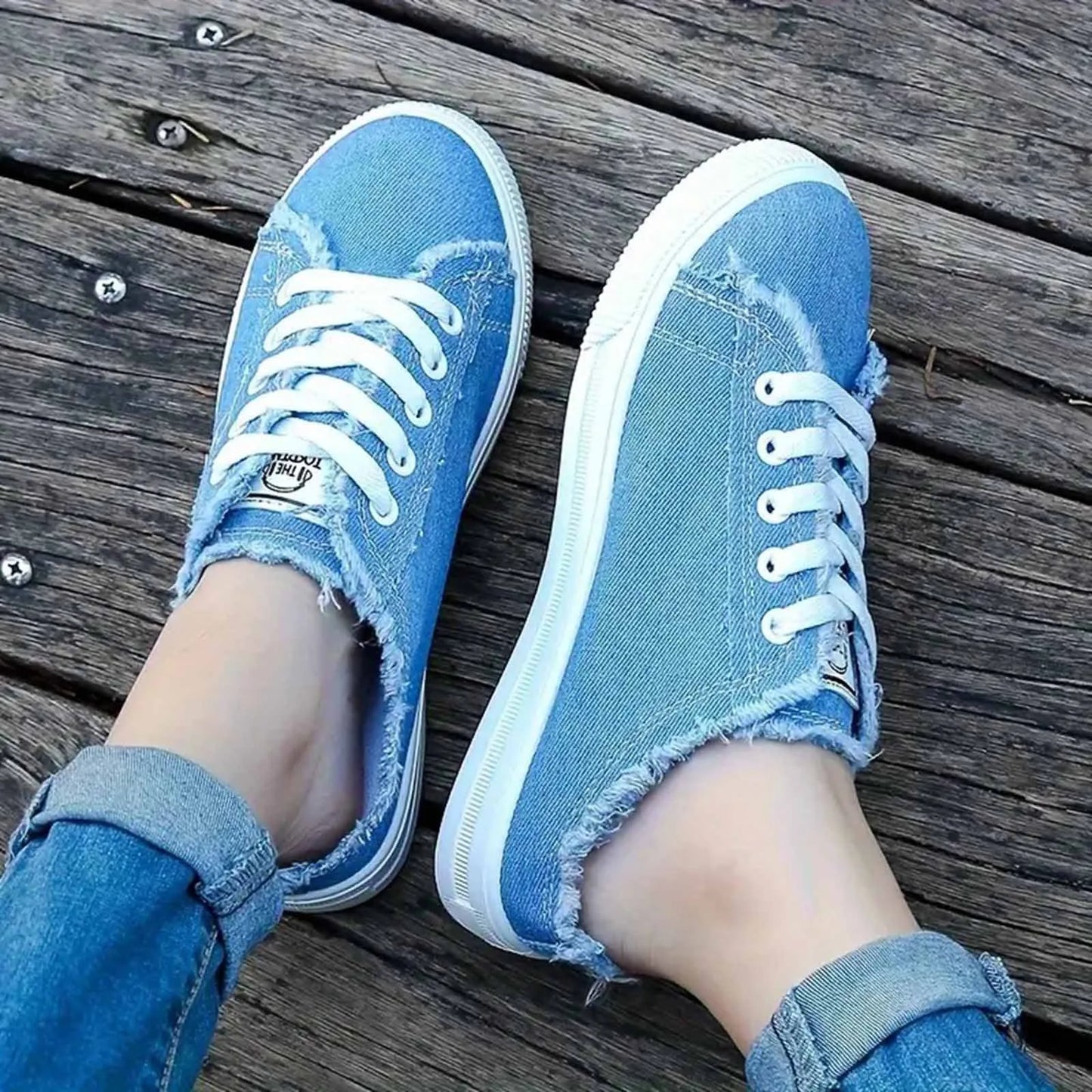 Kiara Backless Lazy Sneakers