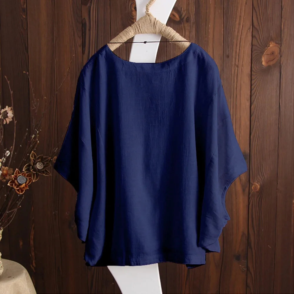 New Arrival - Lina Linen Blended Summer Top