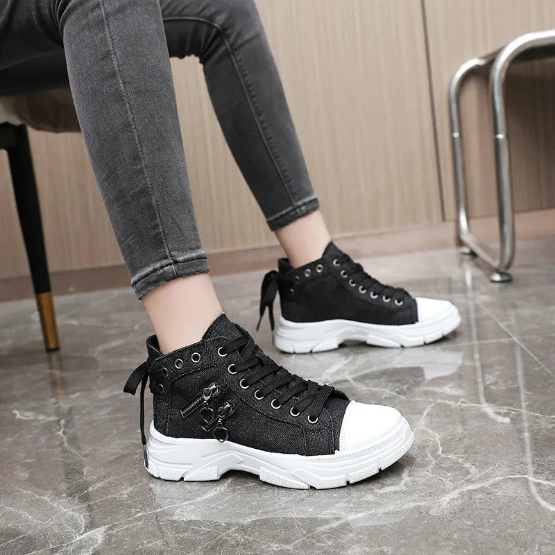 Zaya Zip-Back Bow Sneakers