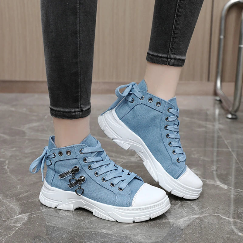 Zaya Zip-Back Bow Sneakers