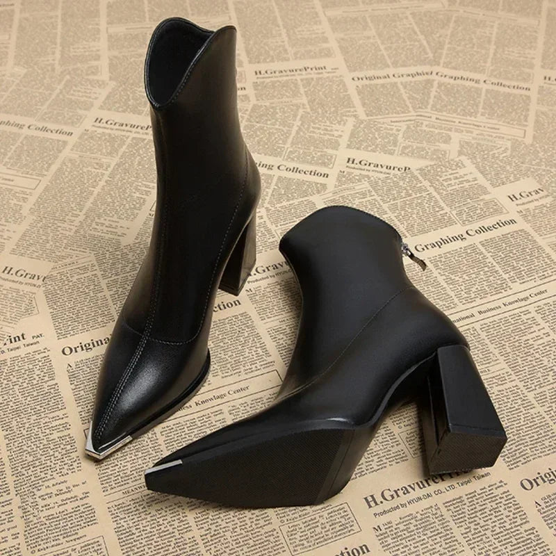 CHROME TIP CHELSEA BOOTS