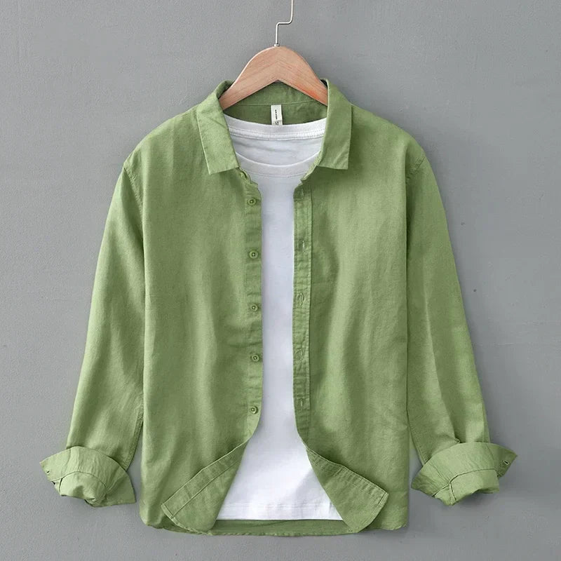 Santorini Linen Shirt