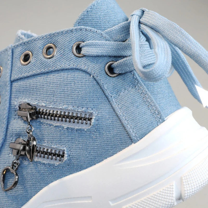 Zaya Zip-Back Bow Sneakers