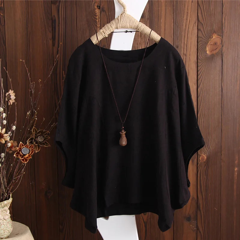 New Arrival - Lina Linen Blended Summer Top