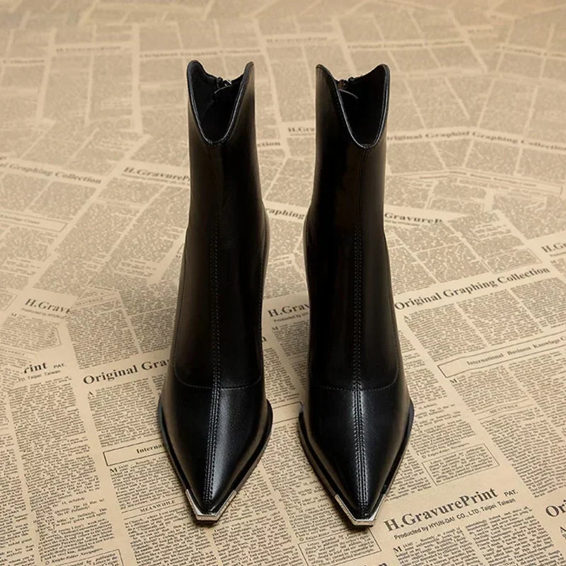 CHROME TIP CHELSEA BOOTS