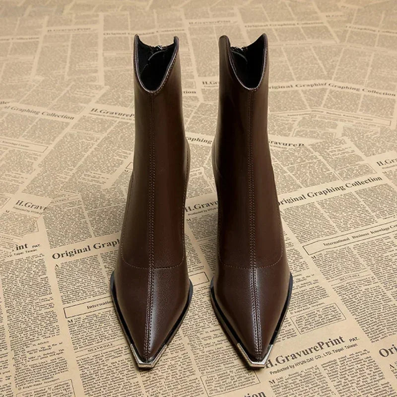 CHROME TIP CHELSEA BOOTS