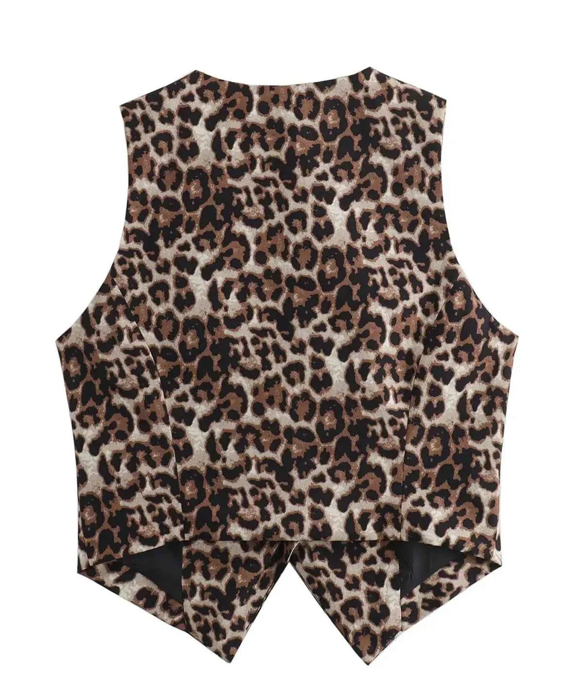 LEOPARD PRINT VEST
