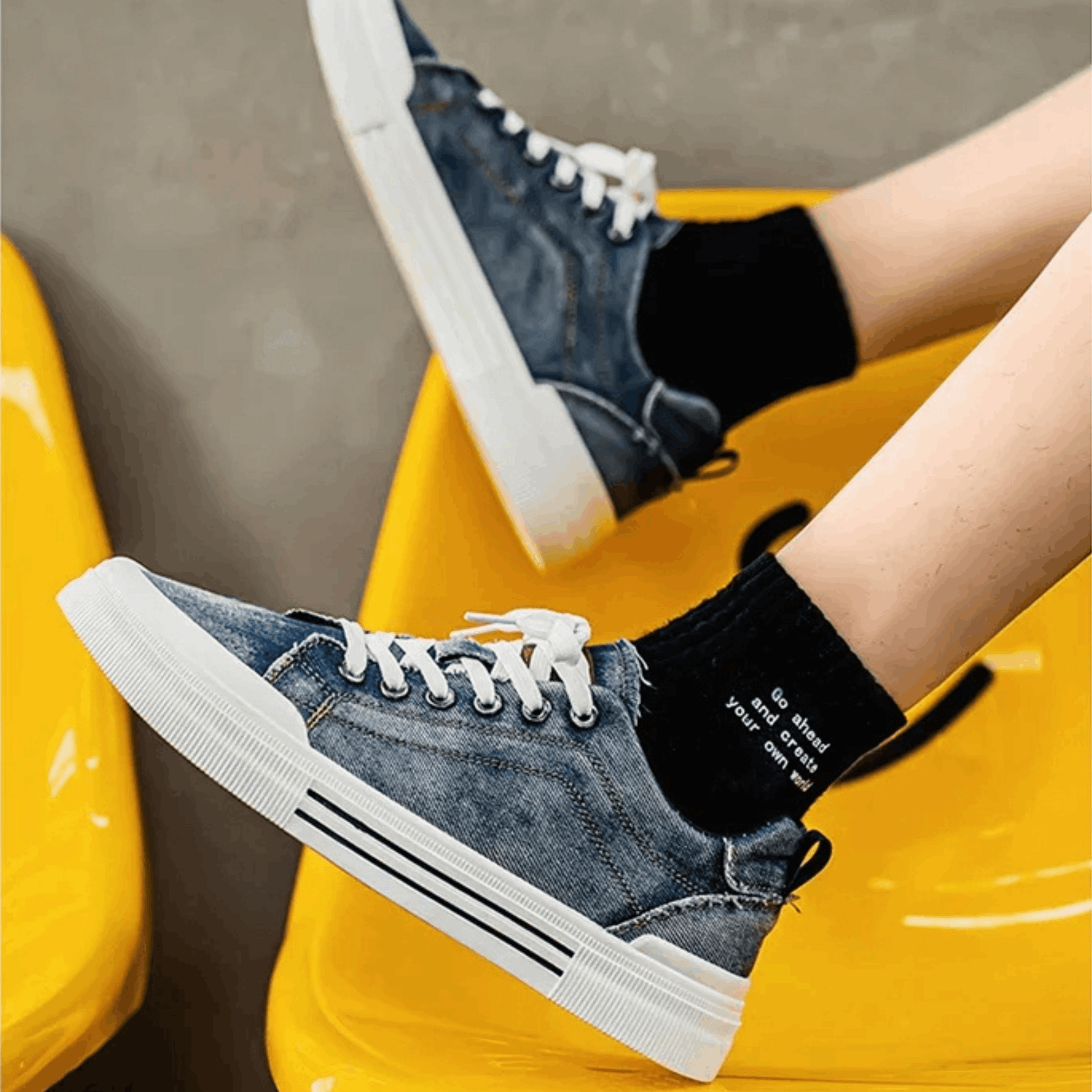 Bellagio Denim Sneakers