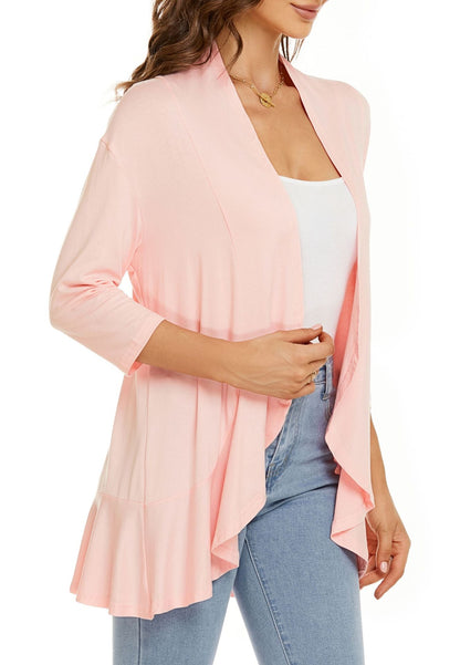 Women's Lightweight Casual Open Front Cardigan