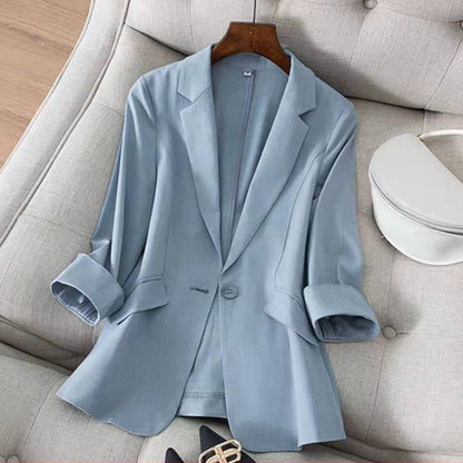 Clara Linen Blazer