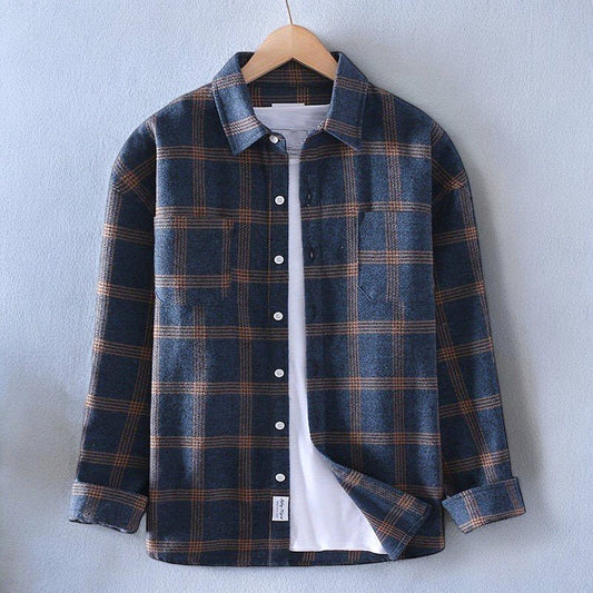 Rustic Plaid Flannel Shirt
