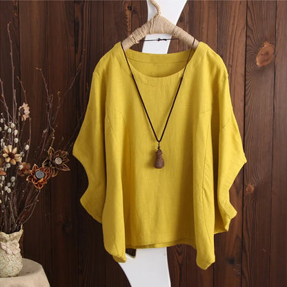 New Arrival - Lina Linen Blended Summer Top