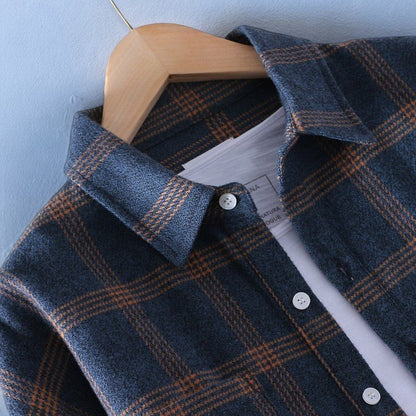 Rustic Plaid Flannel Shirt