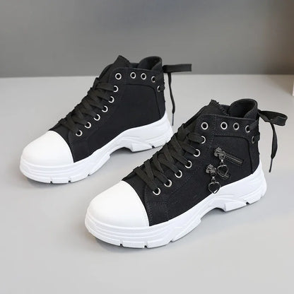Zaya Zip-Back Bow Sneakers