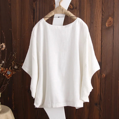 New Arrival - Lina Linen Blended Summer Top