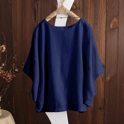 New Arrival - Lina Linen Blended Summer Top