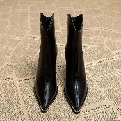 CHROME TIP CHELSEA BOOTS