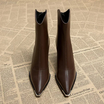 CHROME TIP CHELSEA BOOTS