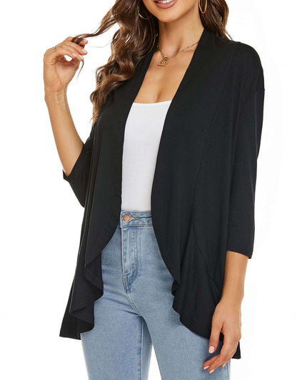 Women's Lightweight Casual Open Front Cardigan