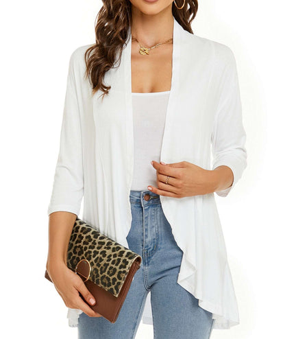 Women's Lightweight Casual Open Front Cardigan