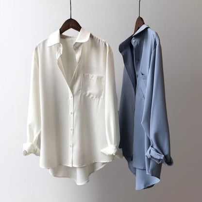 MONACO SILK BLOUSE SHIRT