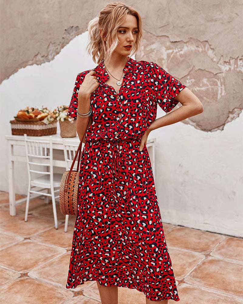 Best Seller Polka Dot Midi Dress