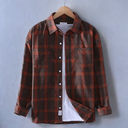 Rustic Plaid Flannel Shirt
