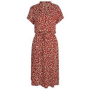 Best Seller Polka Dot Midi Dress