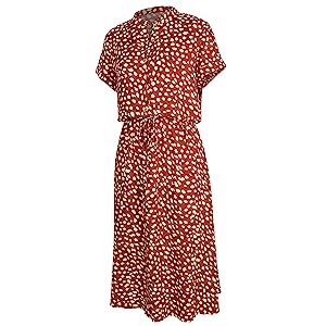 Best Seller Polka Dot Midi Dress