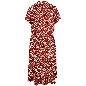 Best Seller Polka Dot Midi Dress