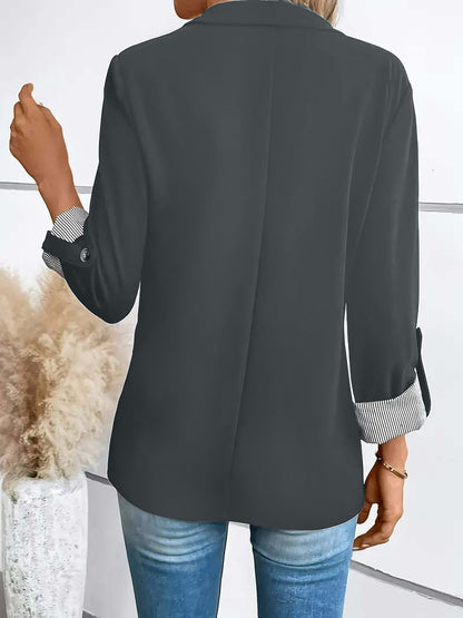 Ariana Rolled Sleeves Lightweight Office Casual Jacket Blazer