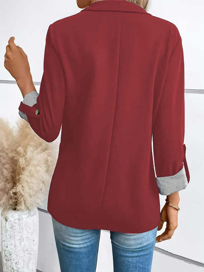 Ariana Rolled Sleeves Lightweight Office Casual Jacket Blazer